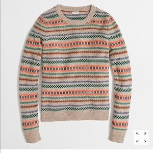 J.Crew Multicolor Fair Isle Sweater
